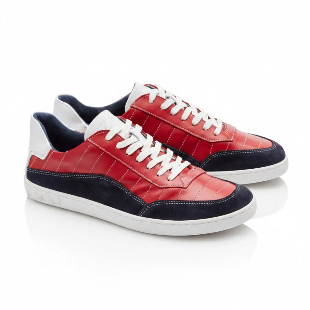 Мужские кроссовки ZAQQ QAMPION Navy Red (красный цвет)