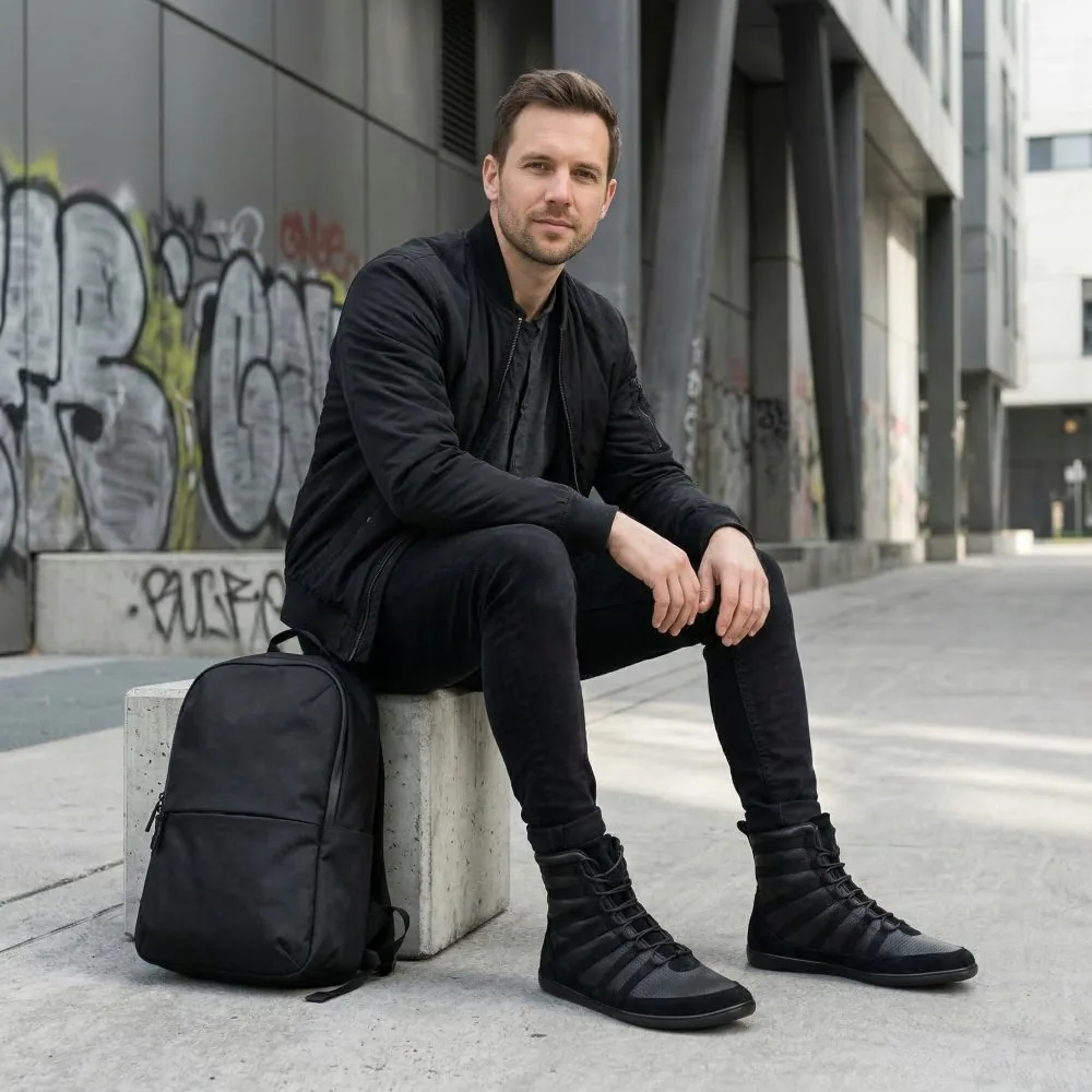 Кроссовки для женщин и мужчин ZAQQ SPARQ High Black (чёрный цвет), фото 12