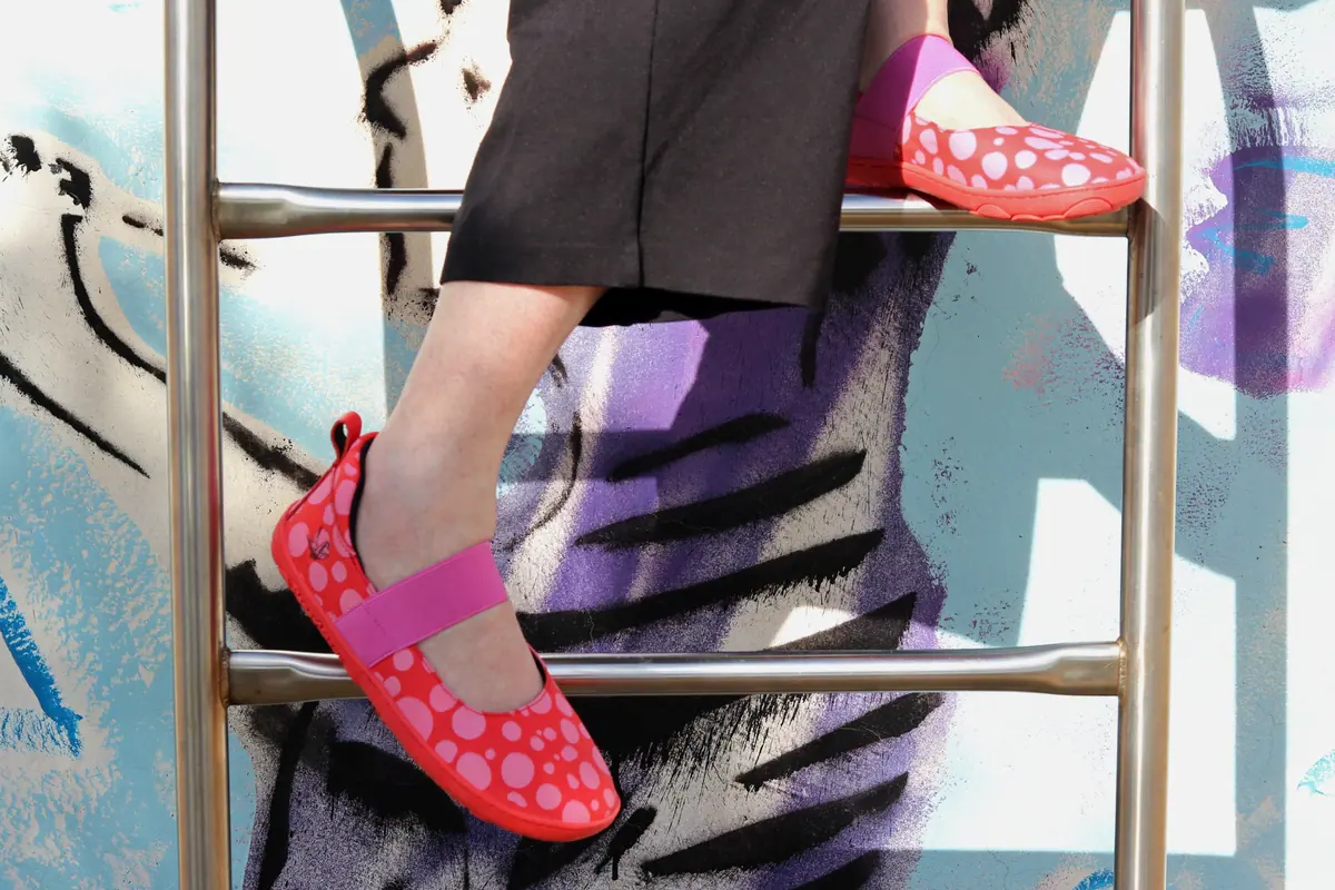 Босоногие туфли Paperkrane RED DOTTY, фото 7