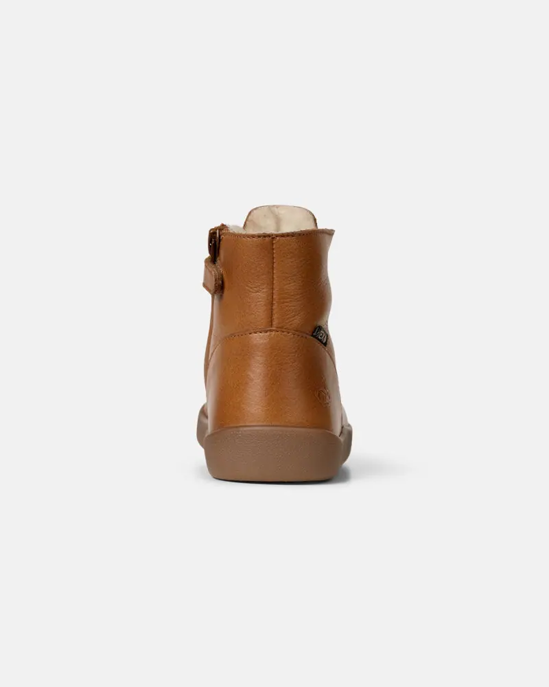 Детские босоногие зимние ботинки Bundgaard Mocca Cognac, фото 3