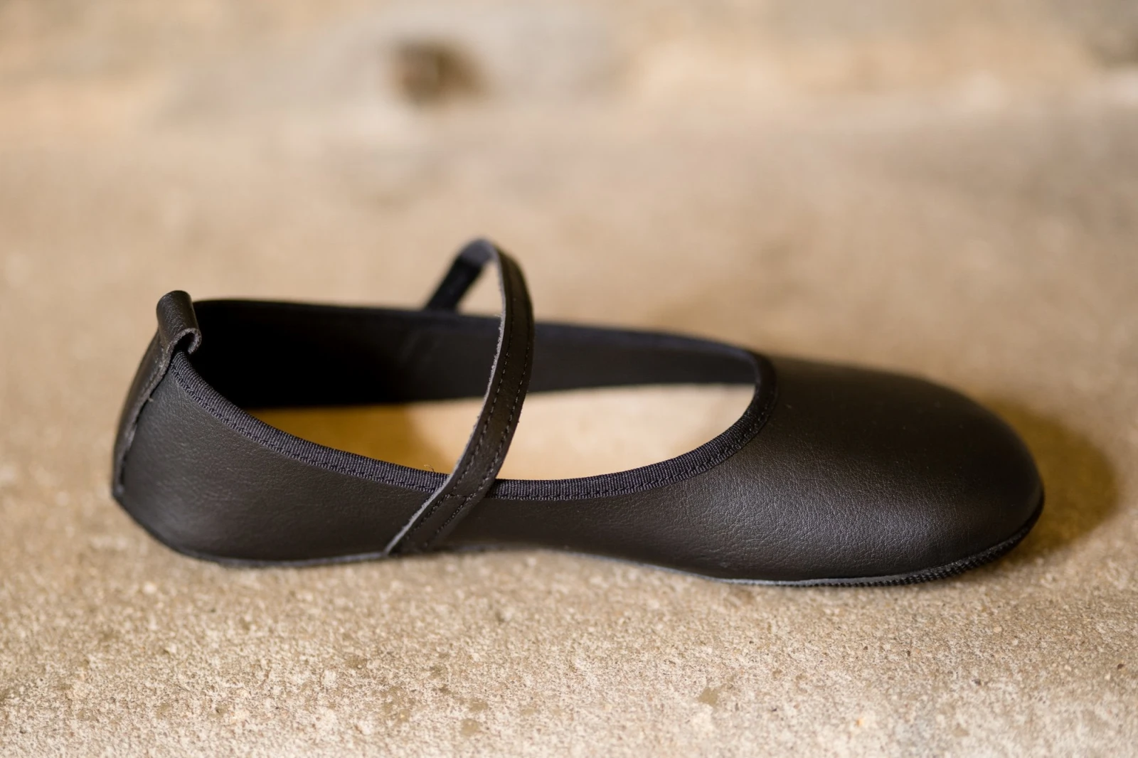 Балетки Ahinsa Ananda Ballet Narrow с ремешком Barefoot — чёрный, фото 12