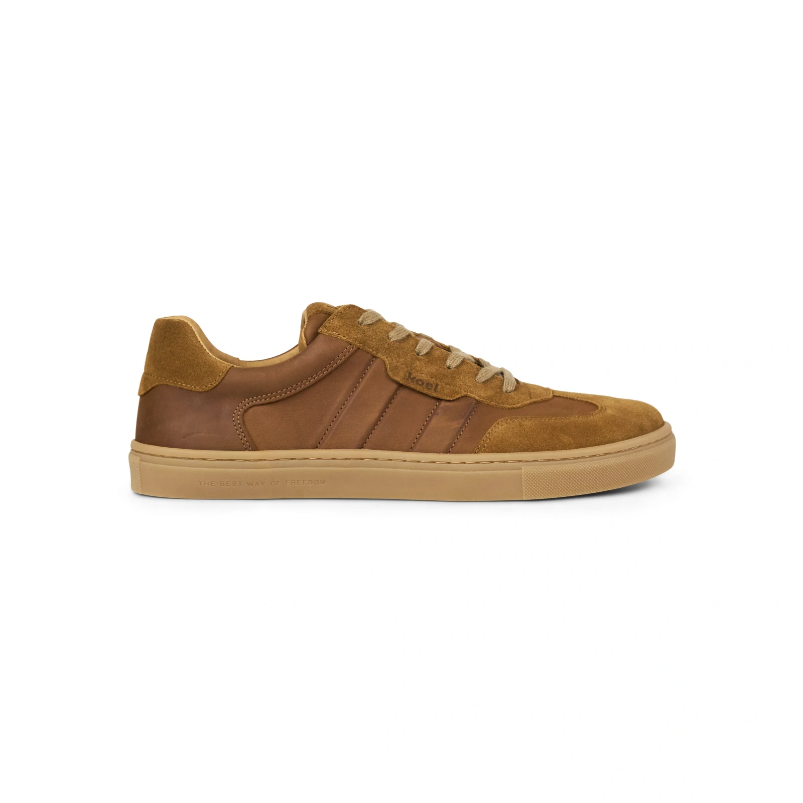 Кроссовки Koel HELIO Suede — коньячный
