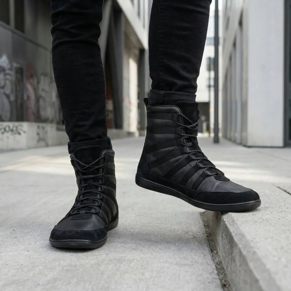 Кроссовки для женщин и мужчин ZAQQ SPARQ High Black (чёрный цвет), фото 13