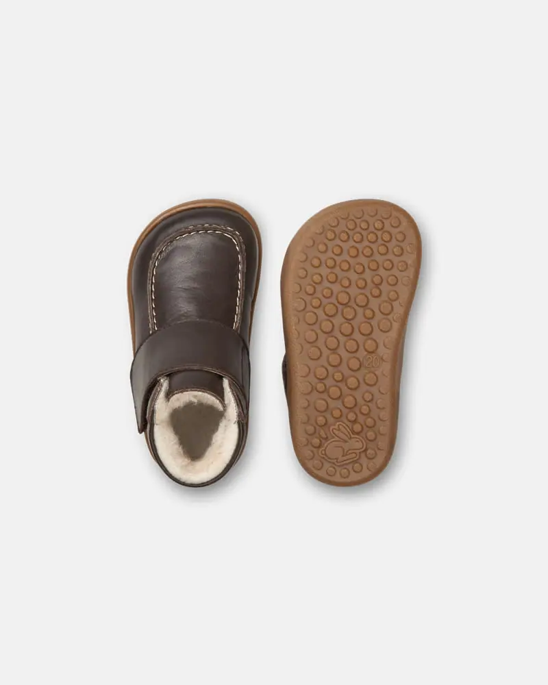Детские босоногие зимние ботинки Bundgaard Marlow Dark Brown, фото 2