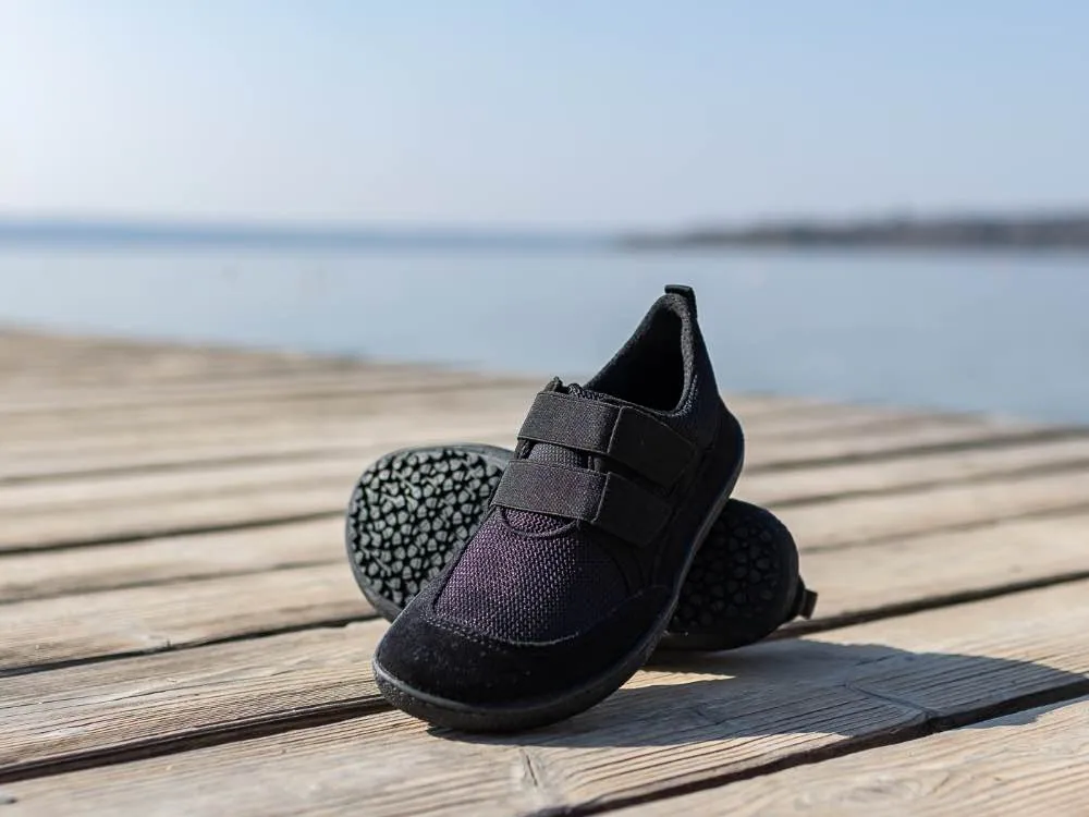Детские кроссовки Sole Runner Puck 2 из чёрной сетки и кожи, фото 6