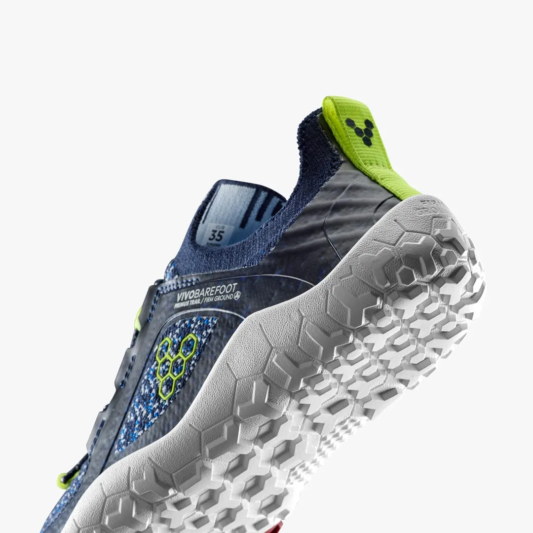Кроссовки Vivobarefoot Primus Trail Knit FG — для подростков, синий с фиолетовым, фото 7