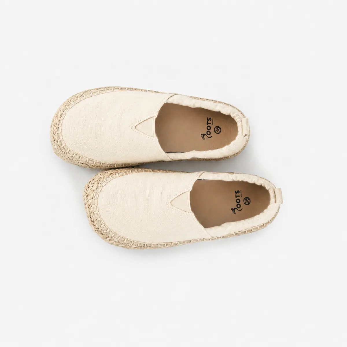 Эспадрильи Roots Espadril — льняные, фото 2