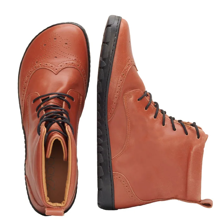 Ботинки для женщин и мужчин ZAQQ QUINTIC Brogue Cognac (коньячный цвет), фото 3
