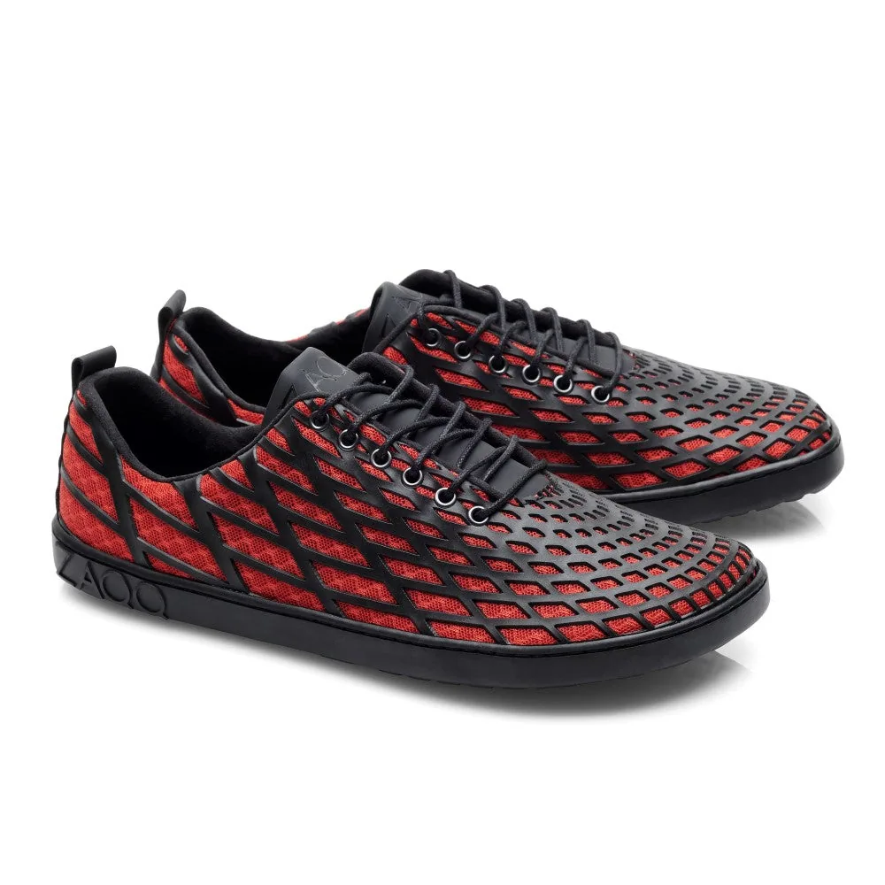 Кроссовки для женщин и мужчин ZAQQ SPIQE Red Black (чёрный цвет)