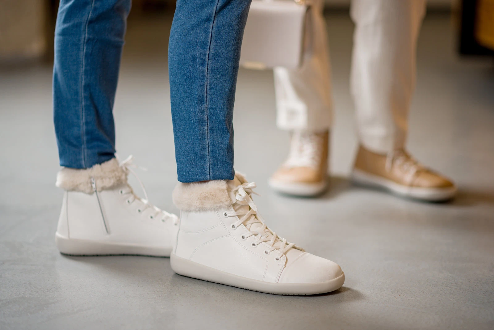 Кроссовки Ahinsa Tara Winter 2.0 Barefoot — бежевый, фото 17