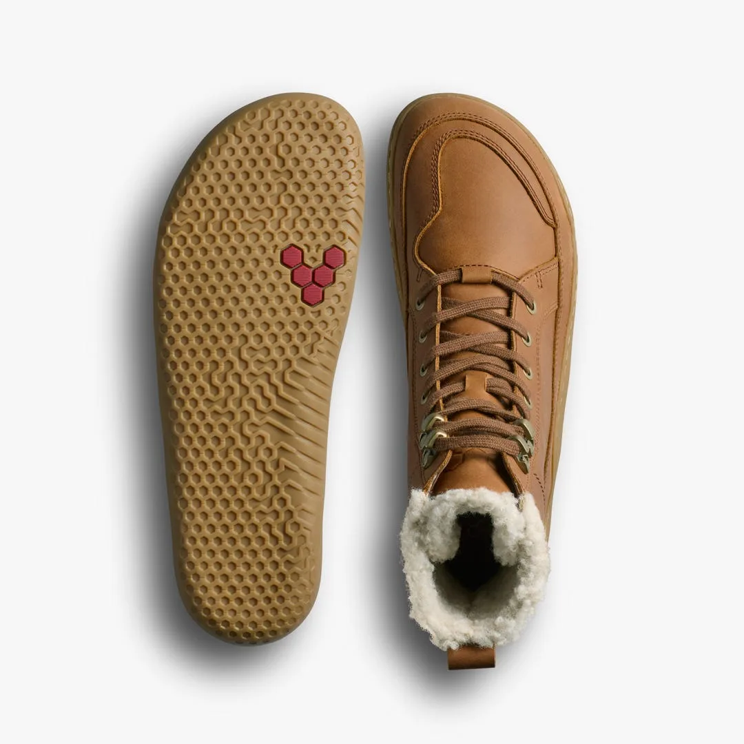 Ботинки Vivobarefoot Gobi Boot II Warmlined — мужская модель, коричневый, фото 2