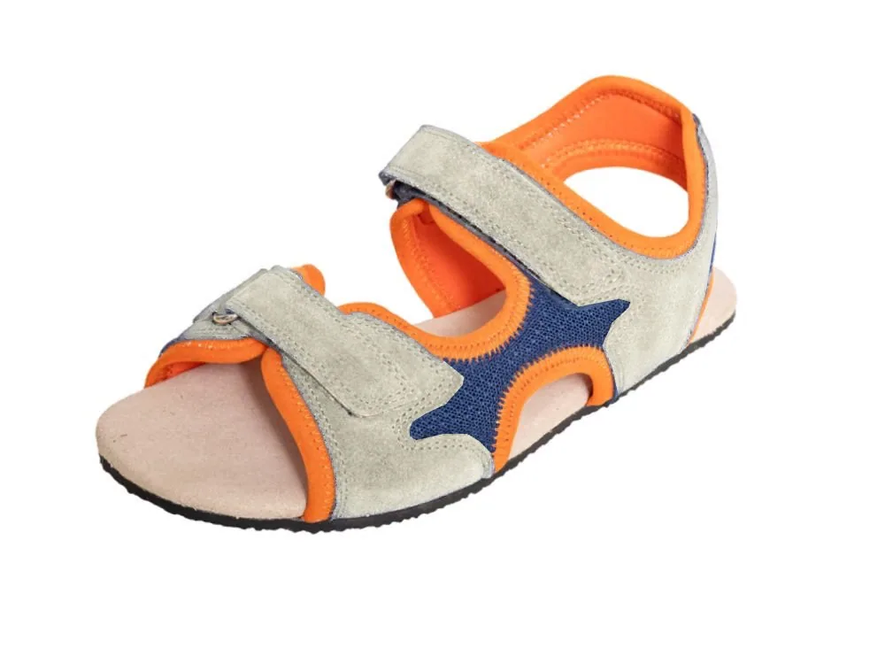 Детские сандалии Sole Runner Mimas, серо-оранжевые, фото 3