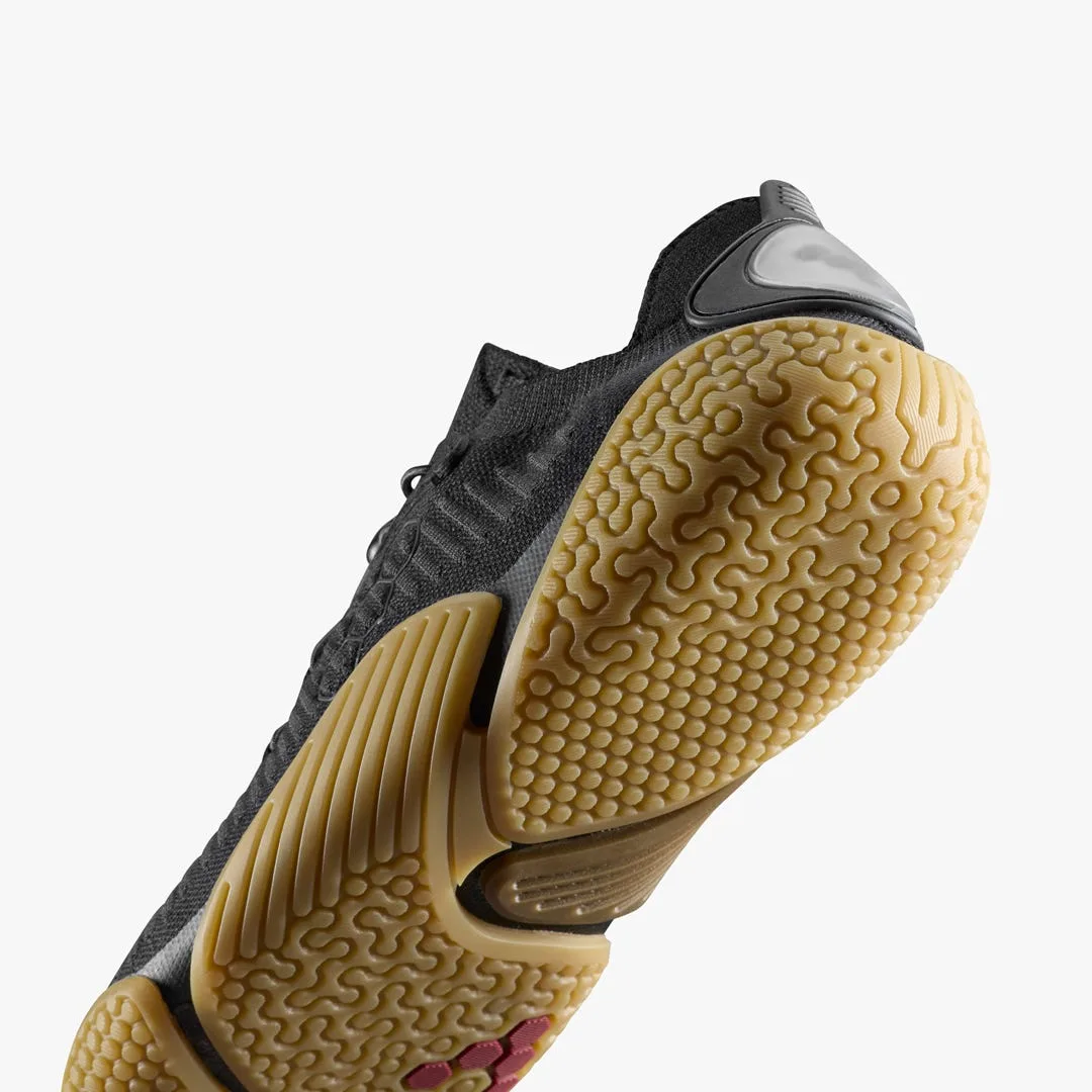 Кроссовки Vivobarefoot Motus Flex Natural — мужская модель, чёрный, фото 7