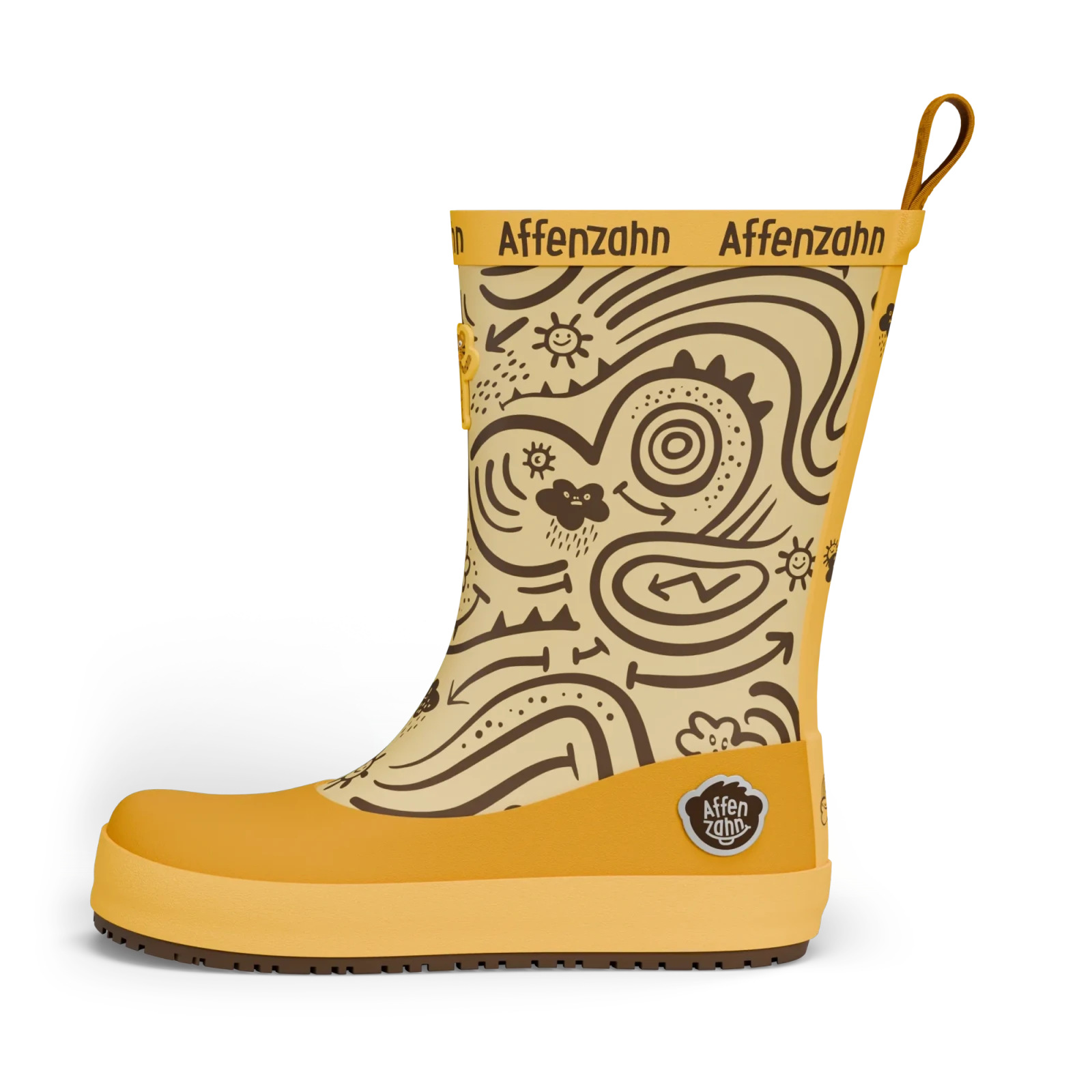Резиновые сапоги Affenzahn Plashy Тигр — жёлтый, фото 10