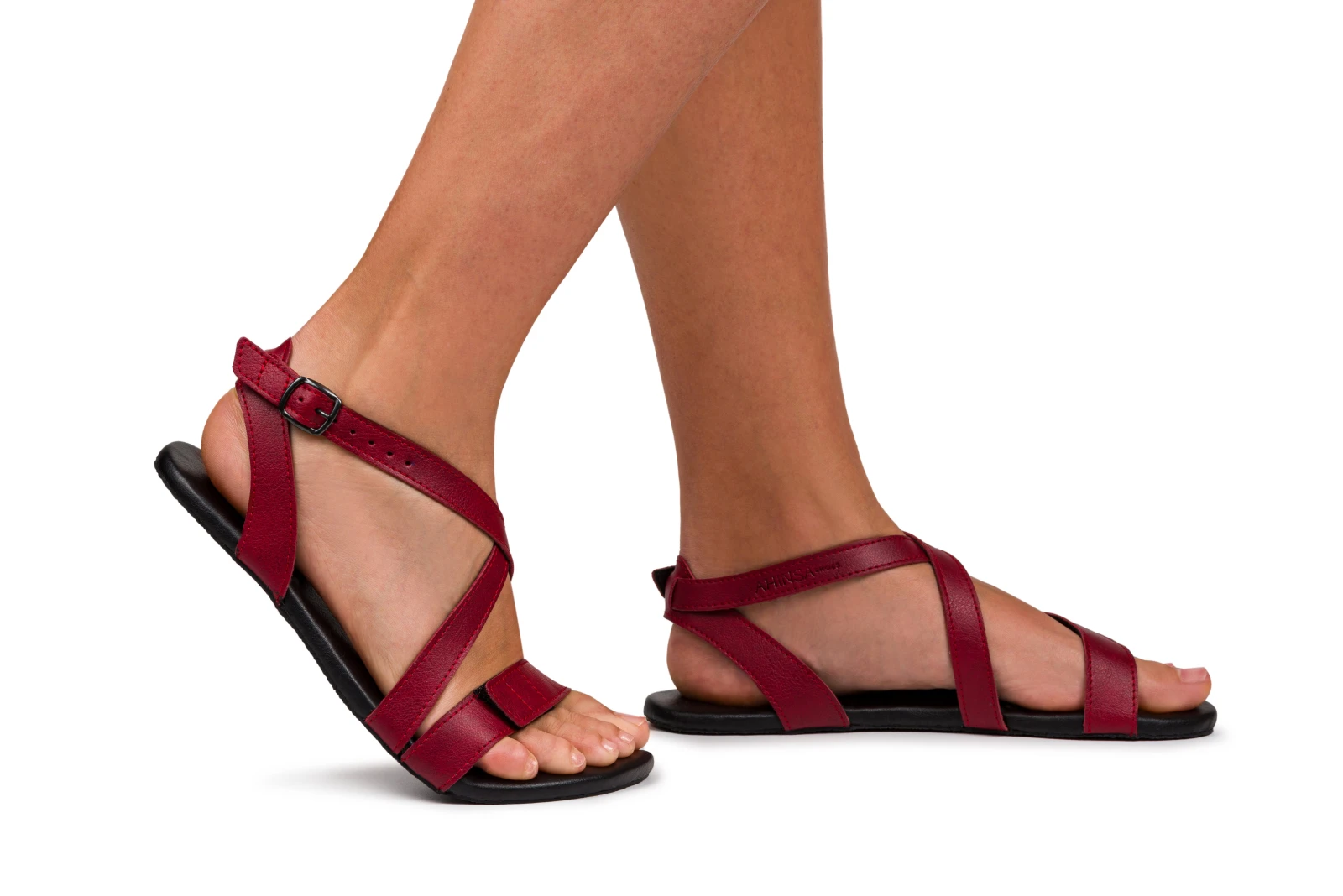Сандалии Ahinsa Hava Barefoot — бордовый, фото 10