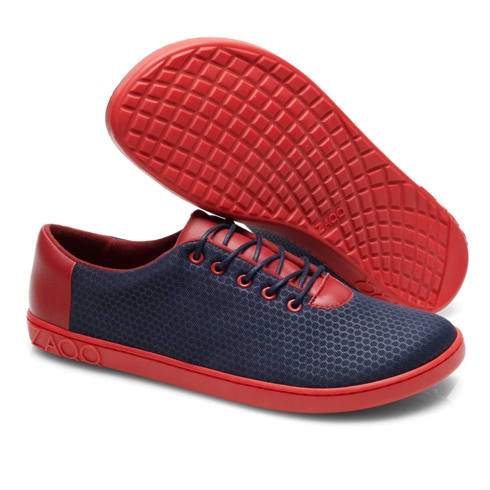 Кроссовки для женщин и мужчин ZAQQ QARO Navy Red (красный цвет), фото 2