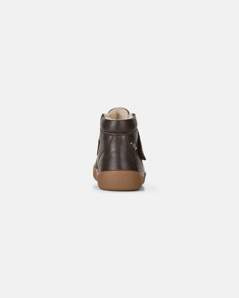 Детские босоногие зимние ботинки Bundgaard Marlow Dark Brown, фото 3