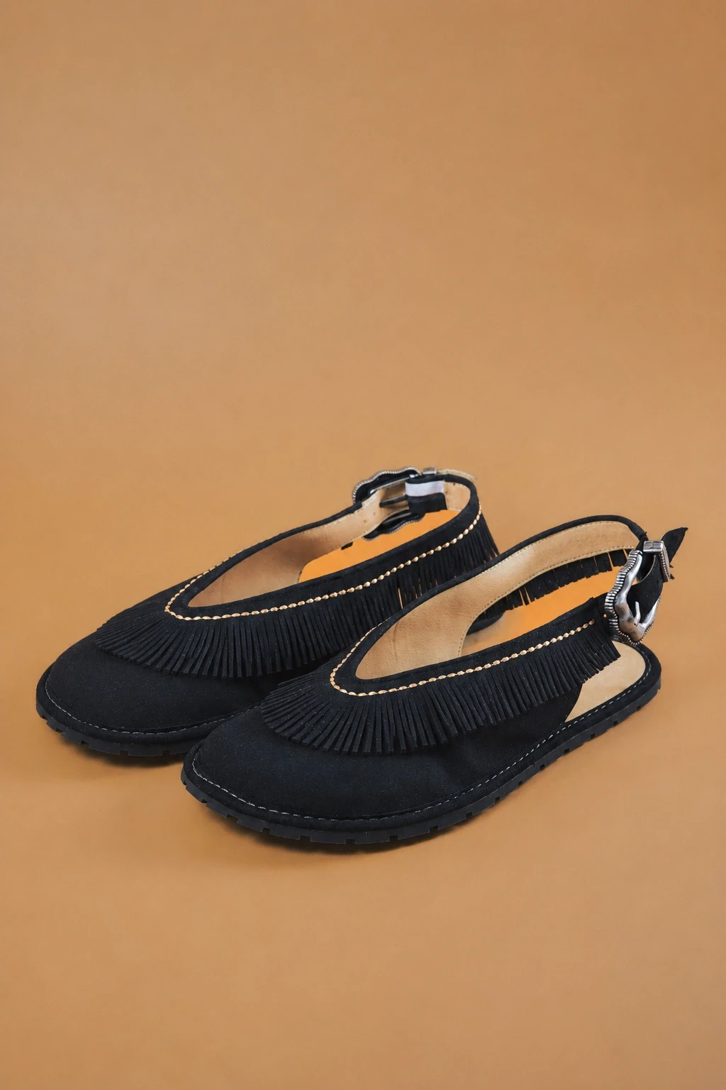 Босоногие балетки Sambas the bambas Lua — чёрные