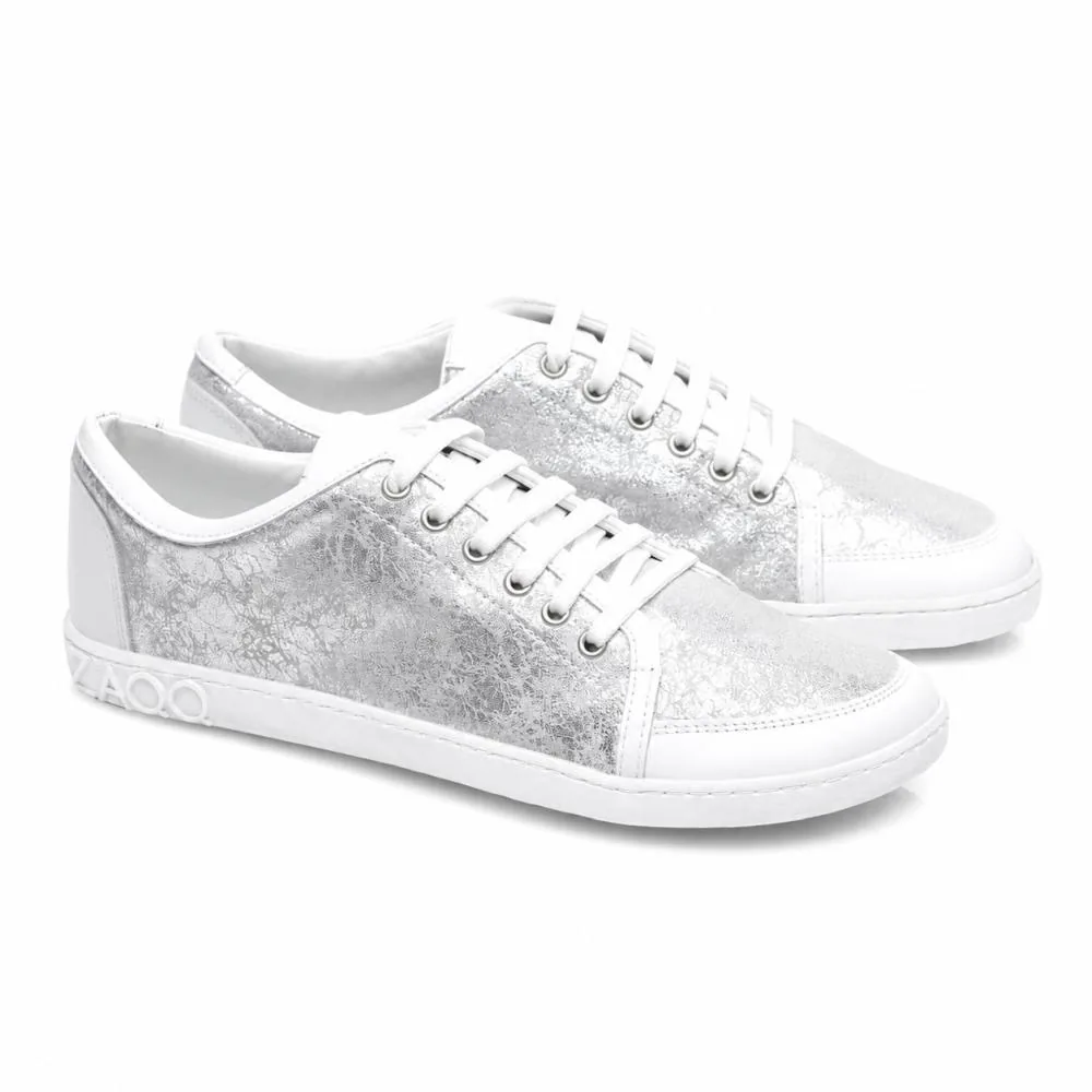 Женские кроссовки ZAQQ TIQQ Silver White (белый цвет)