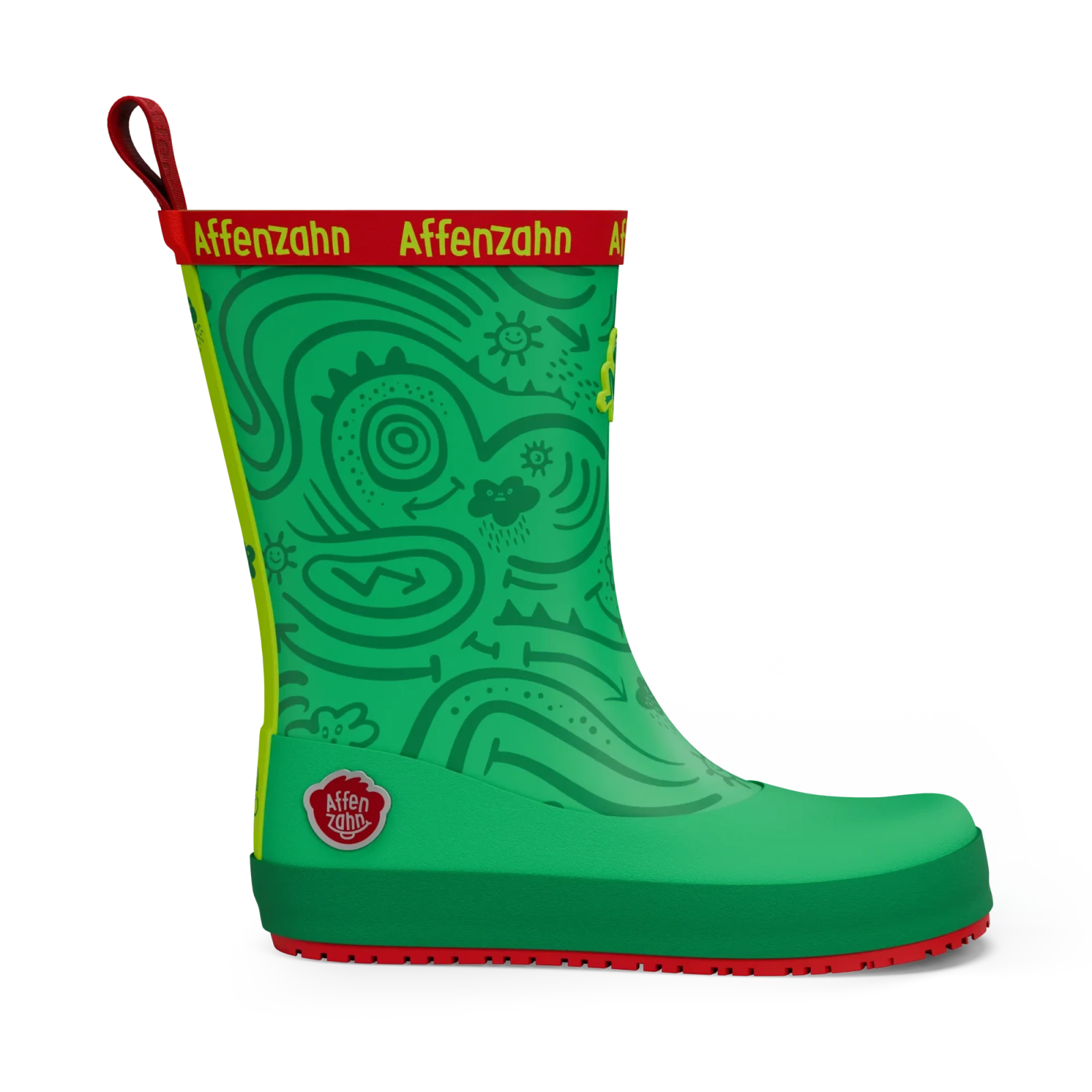 Резиновые сапоги Affenzahn Plashy Лягушка — зелёный, фото 5