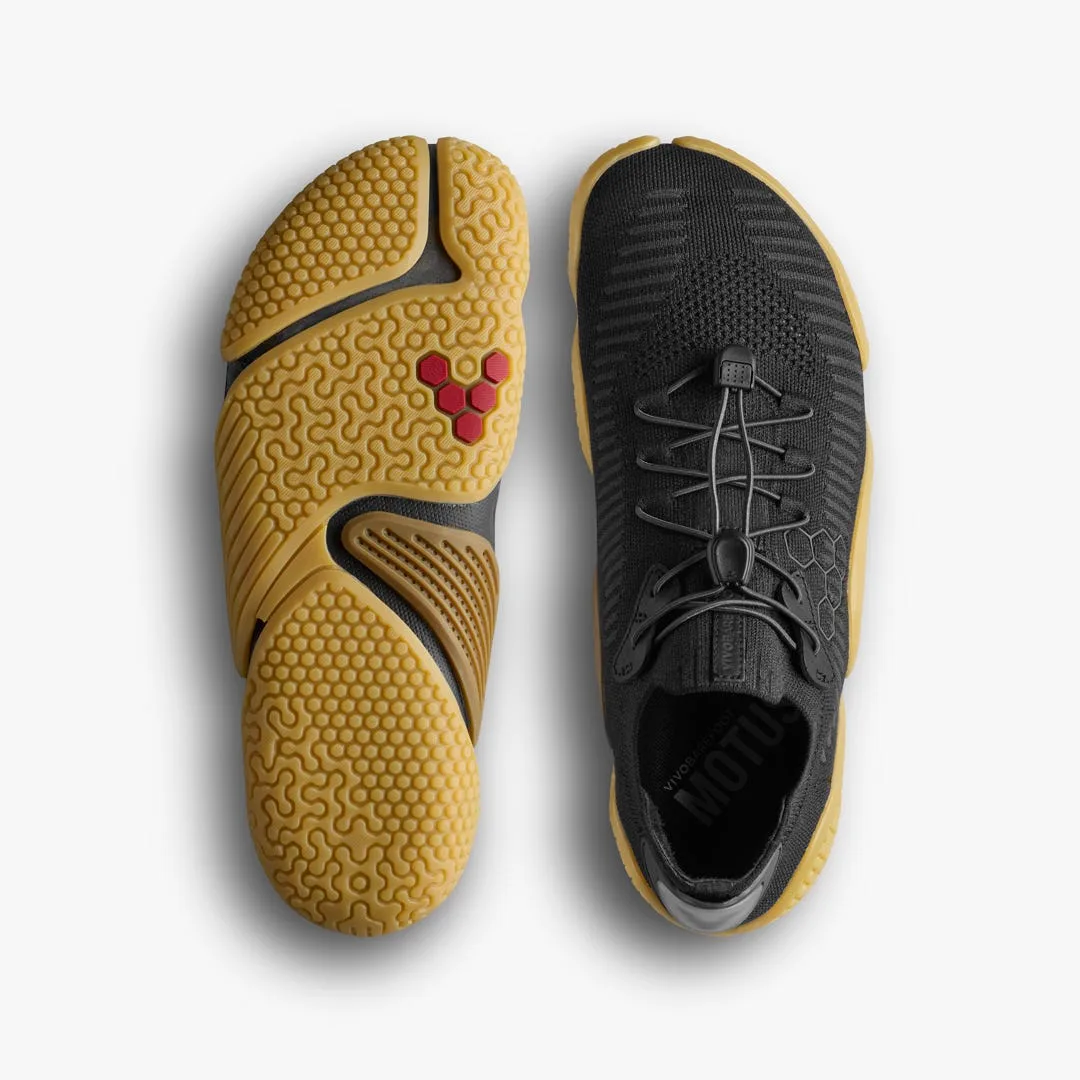 Кроссовки Vivobarefoot Motus Flex Natural — мужская модель, чёрный, фото 2