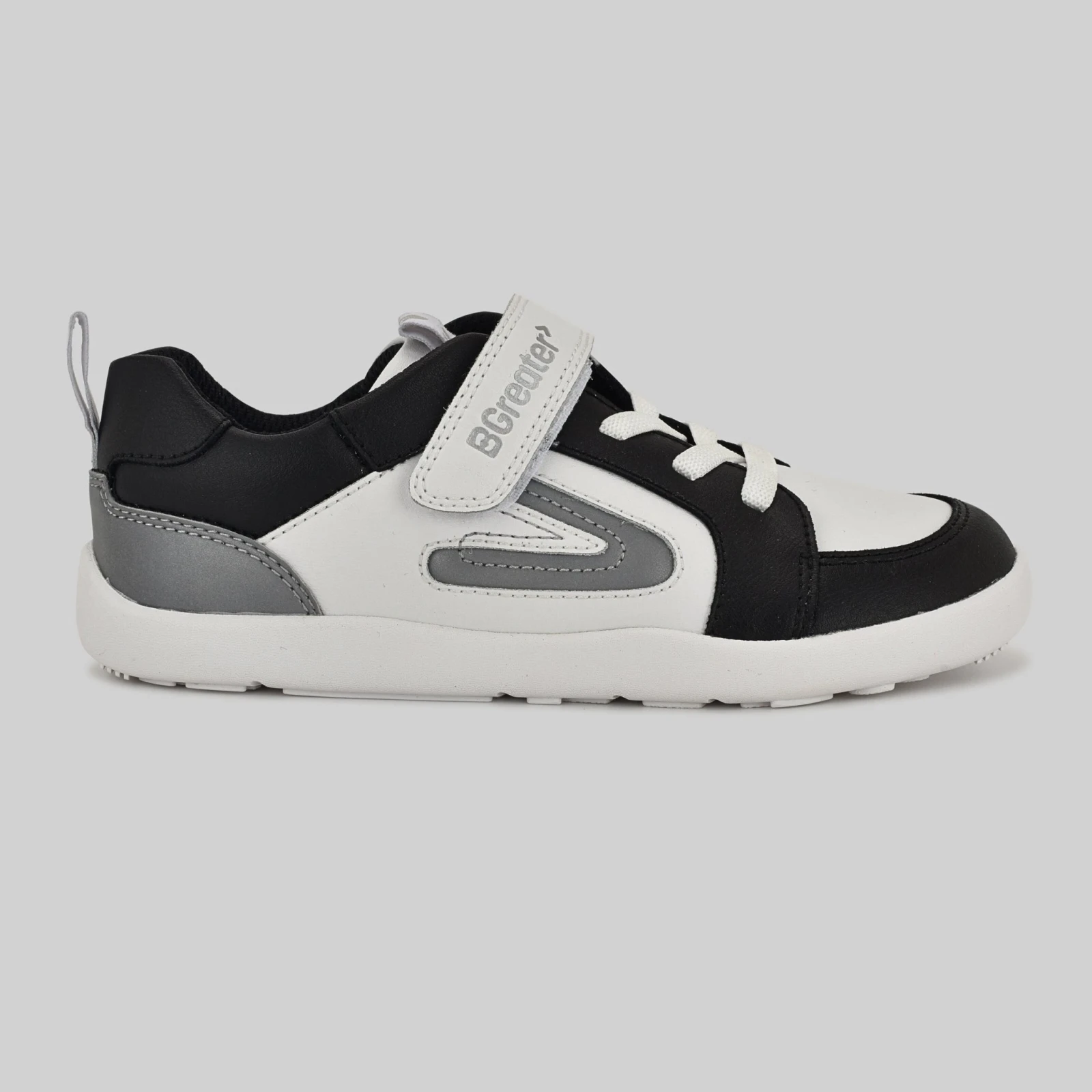 Кроссовки BGreater All Leather Lev — чёрный с белым, фото 6