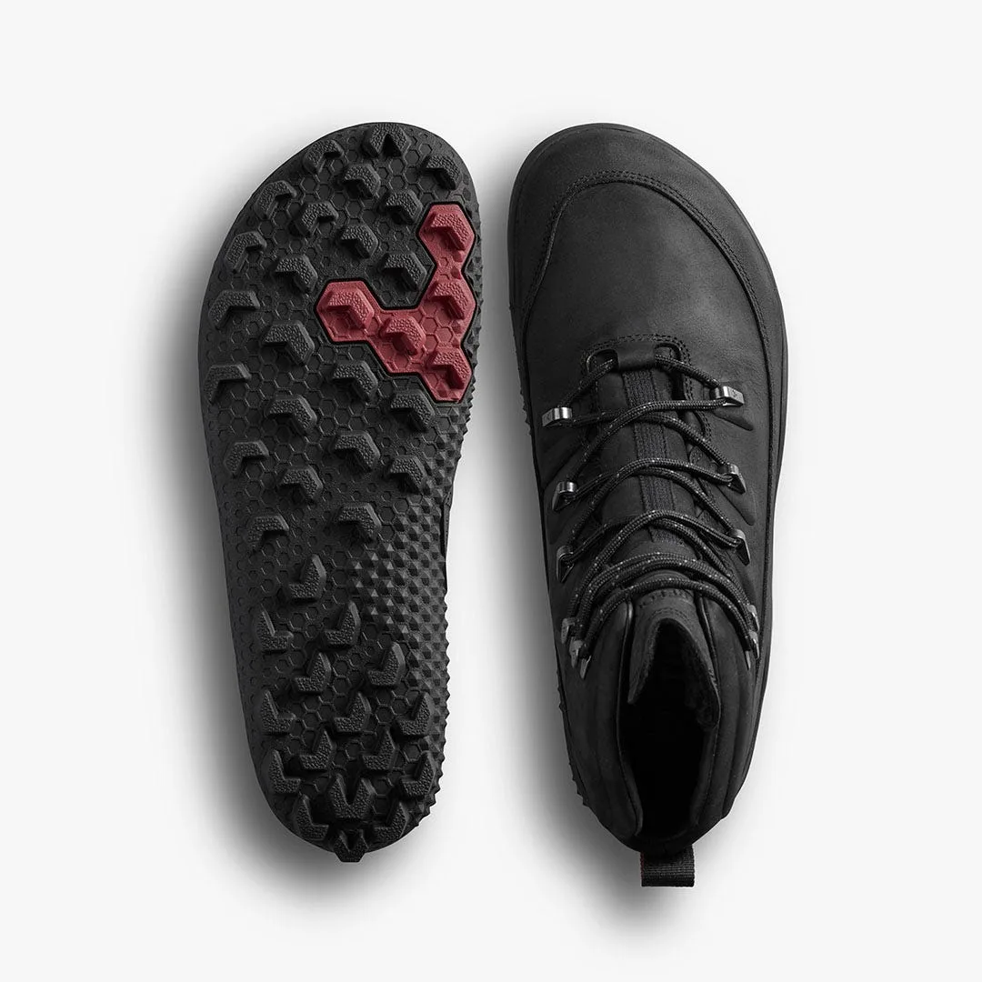 Ботинки Vivobarefoot Tracker Winter III SG — мужская модель, чёрный, фото 2