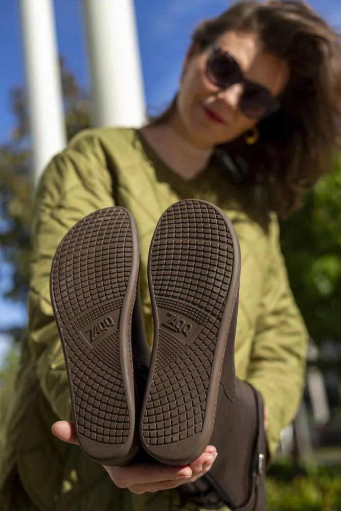 Женские ботинки ZAQQ ATTRAQT Vegan Brown (коричневый цвет), фото 6