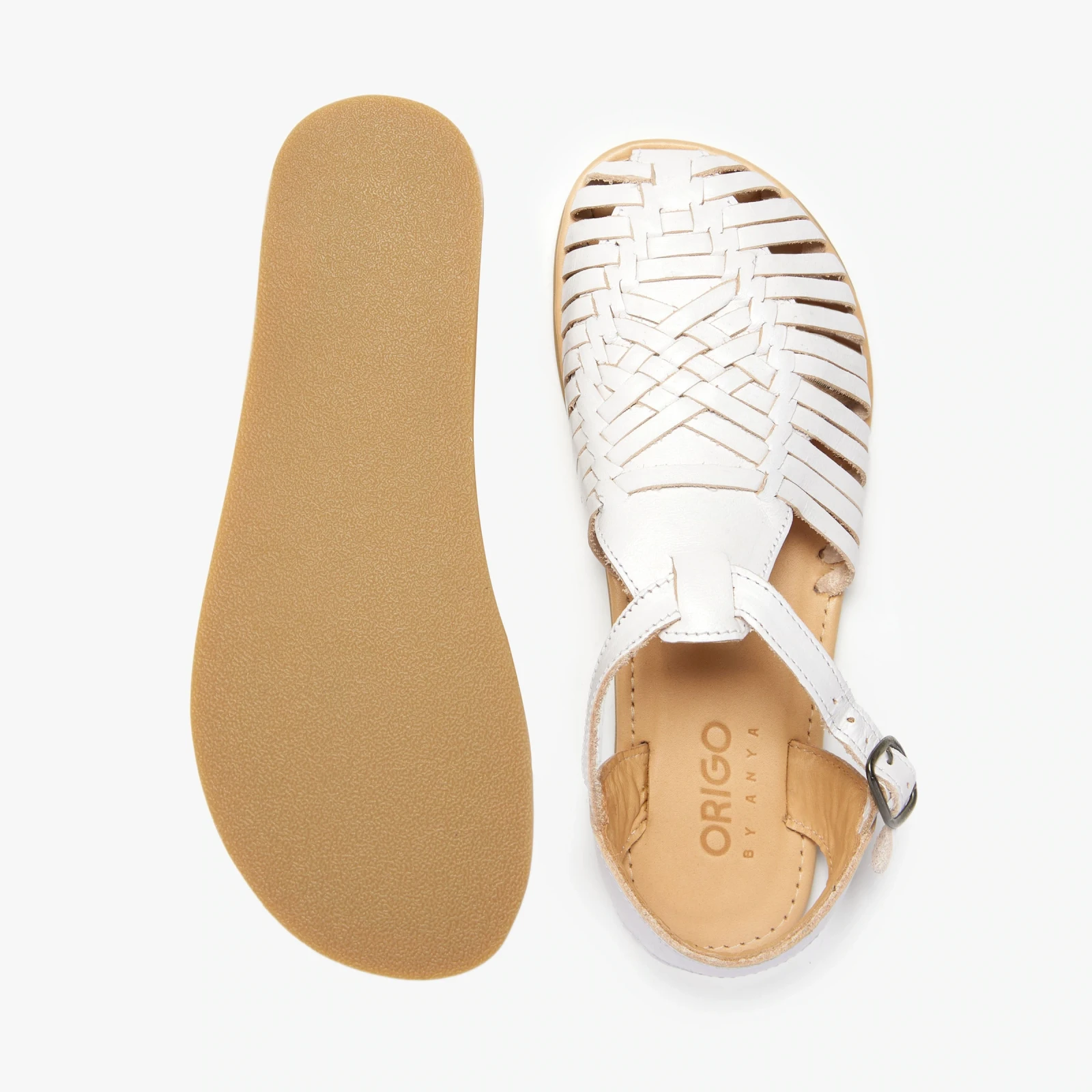 Босоногие сандалии Origo Huarache Sandal by Anya — белый, фото 4