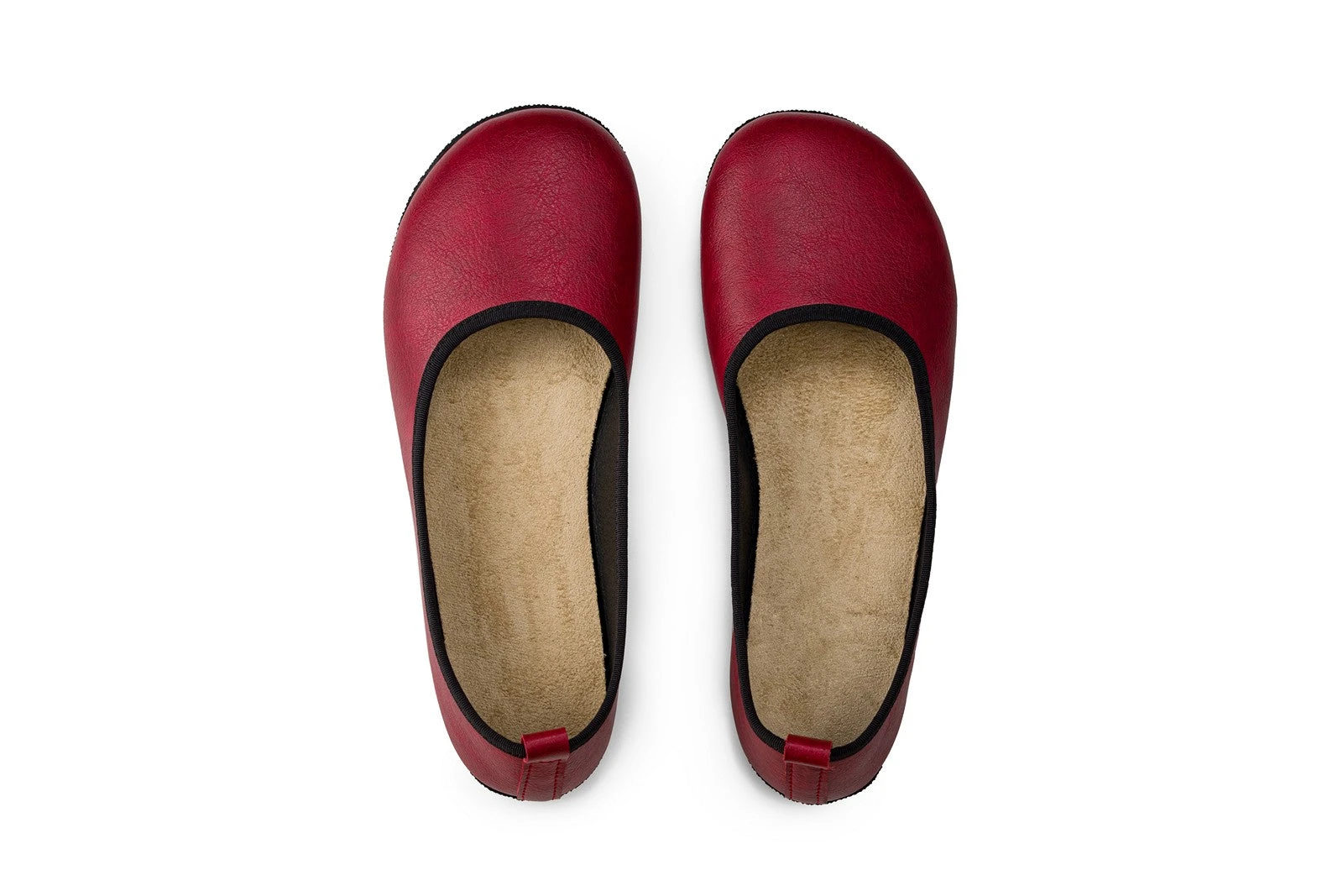 Балетки Ahinsa Ananda Ballet Narrow Barefoot — бордовый, фото 9
