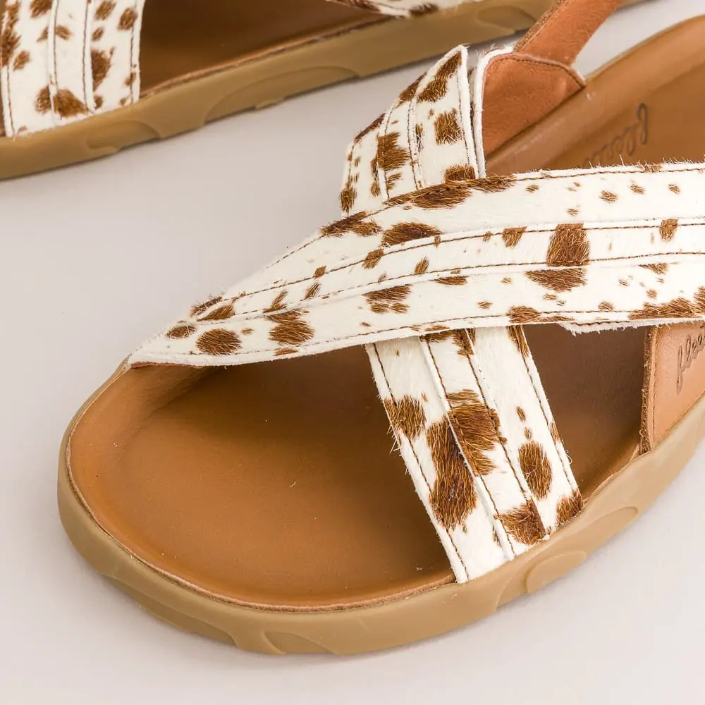 Босоногие сандалии Fleeters Papaya — ворсовая кожа шоколадный, фото 6