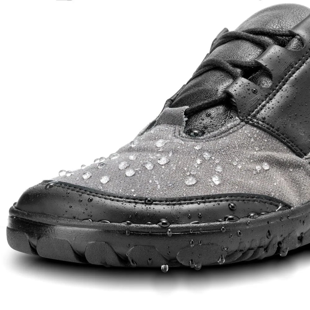 Полуботинки для женщин и мужчин ZAQQ QUEST Low Black Waterproof, фото 3