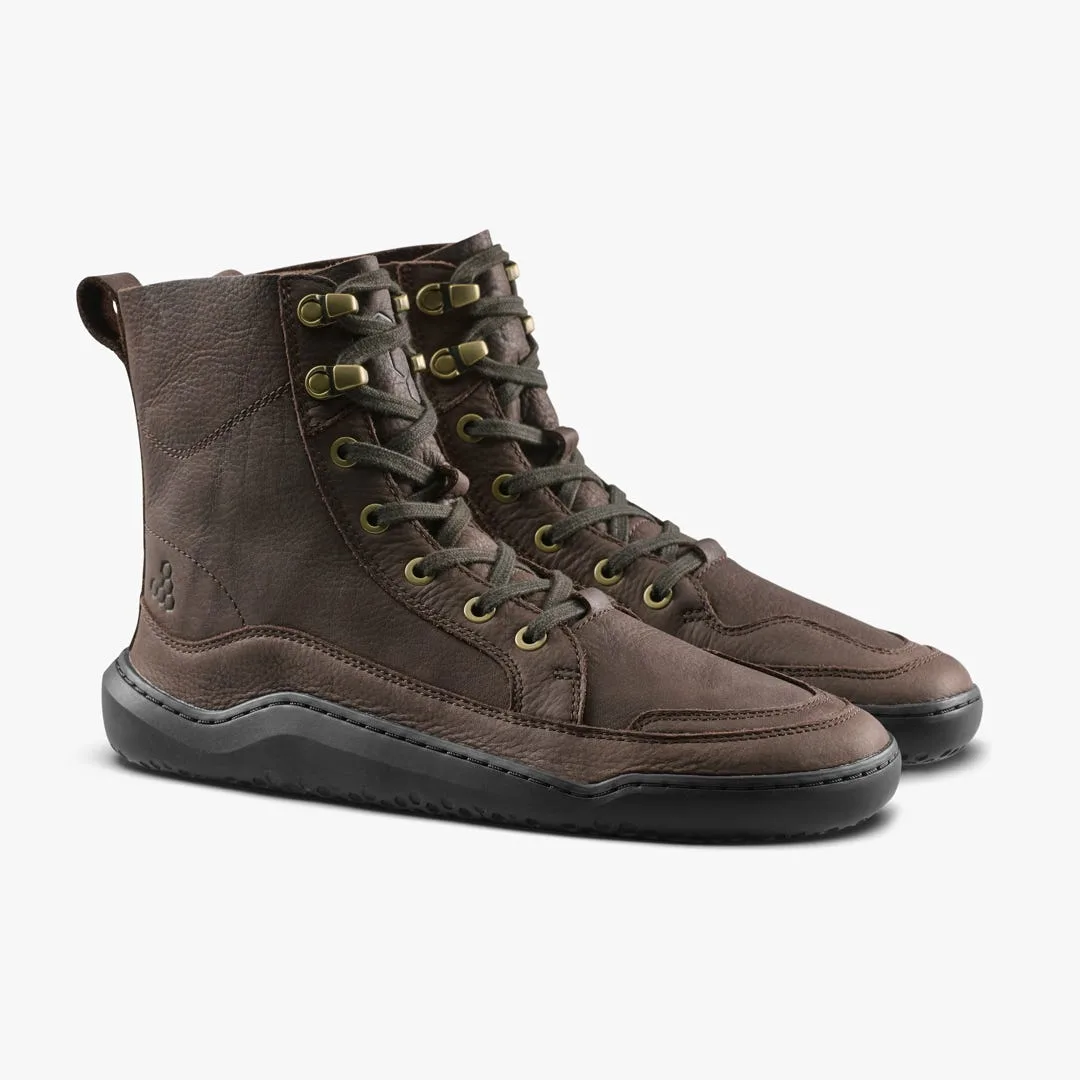 Ботинки Vivobarefoot Gobi Boot II — мужская модель, серо-коричневый, фото 4