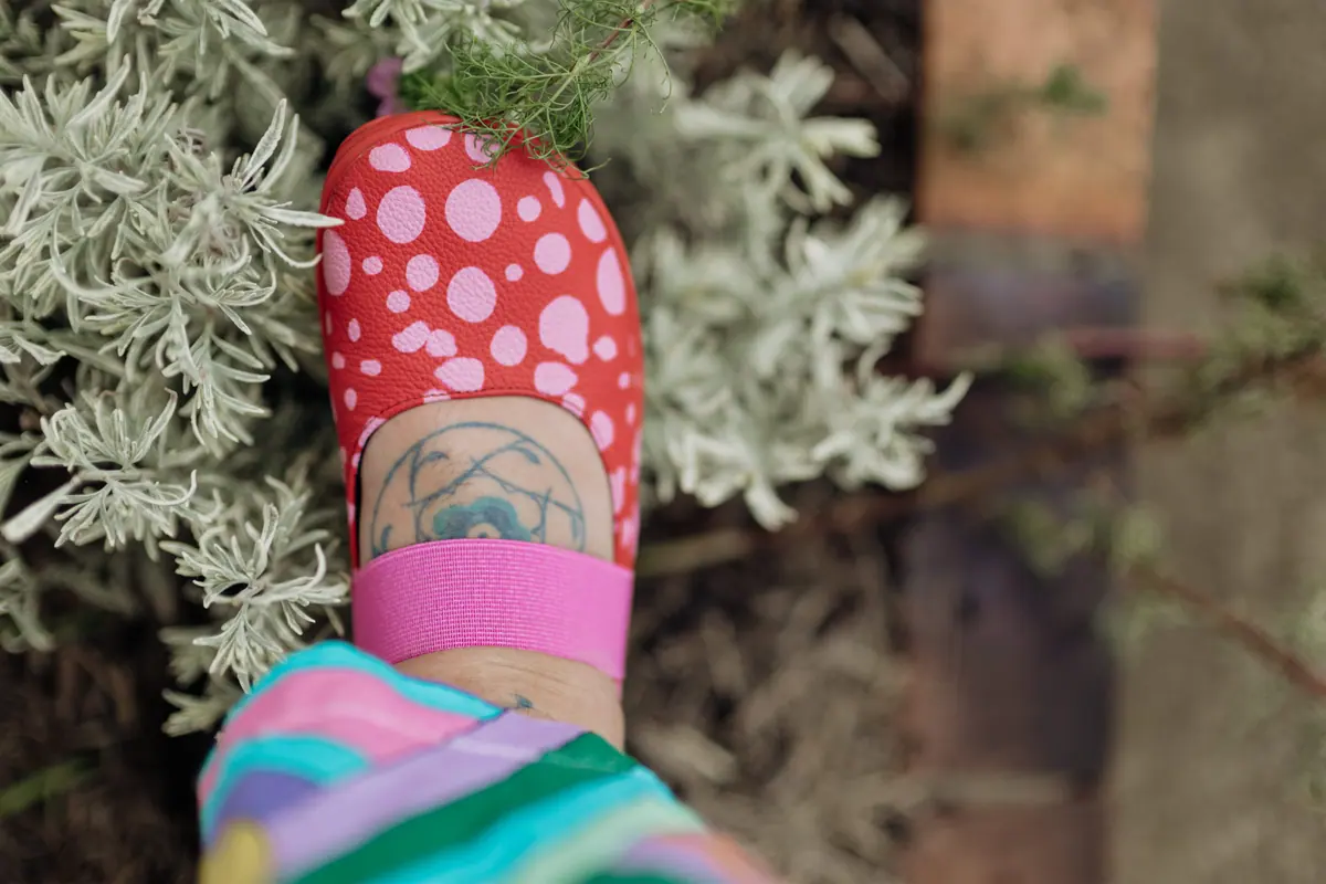 Босоногие туфли Paperkrane RED DOTTY, фото 15
