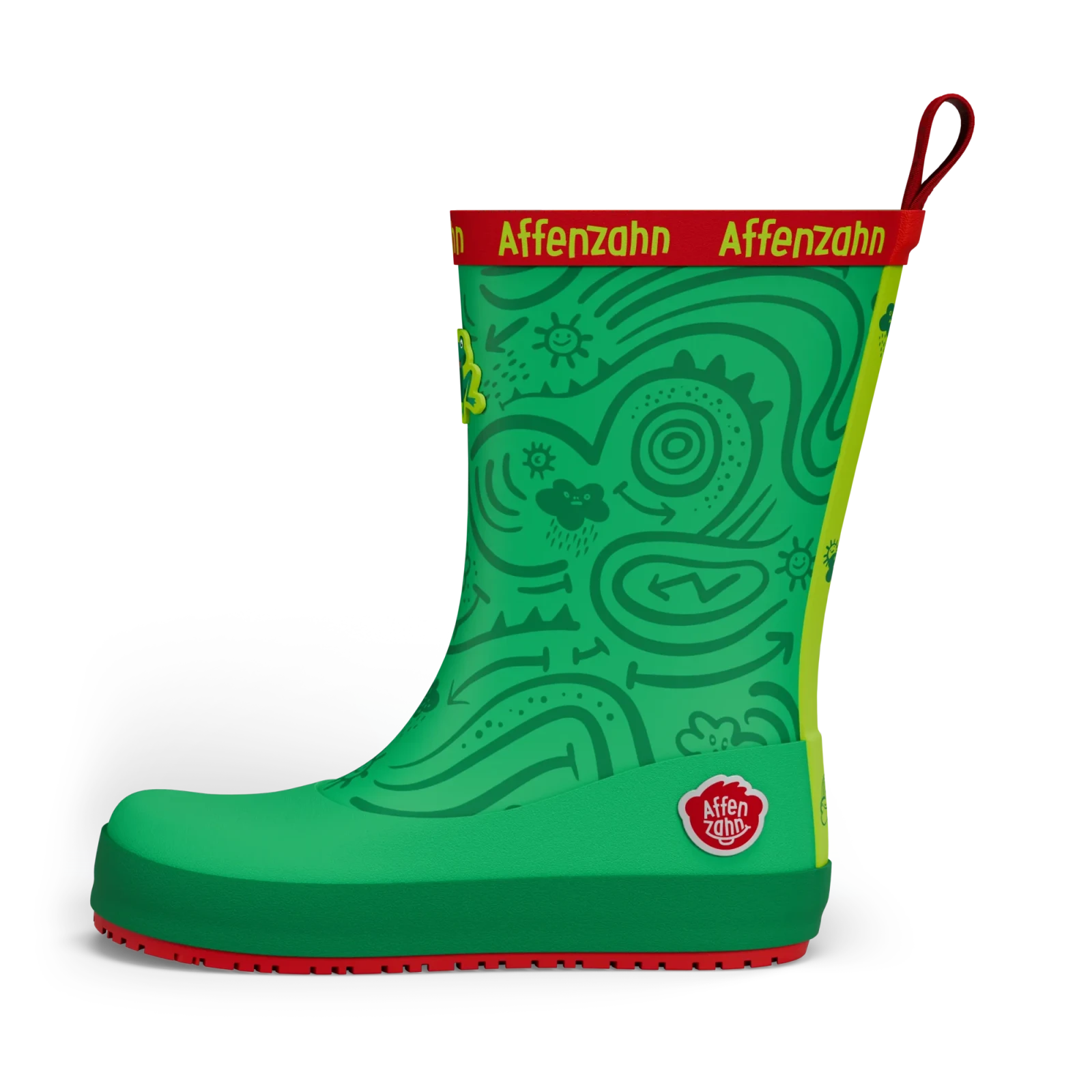Резиновые сапоги Affenzahn Plashy Лягушка — зелёный, фото 7