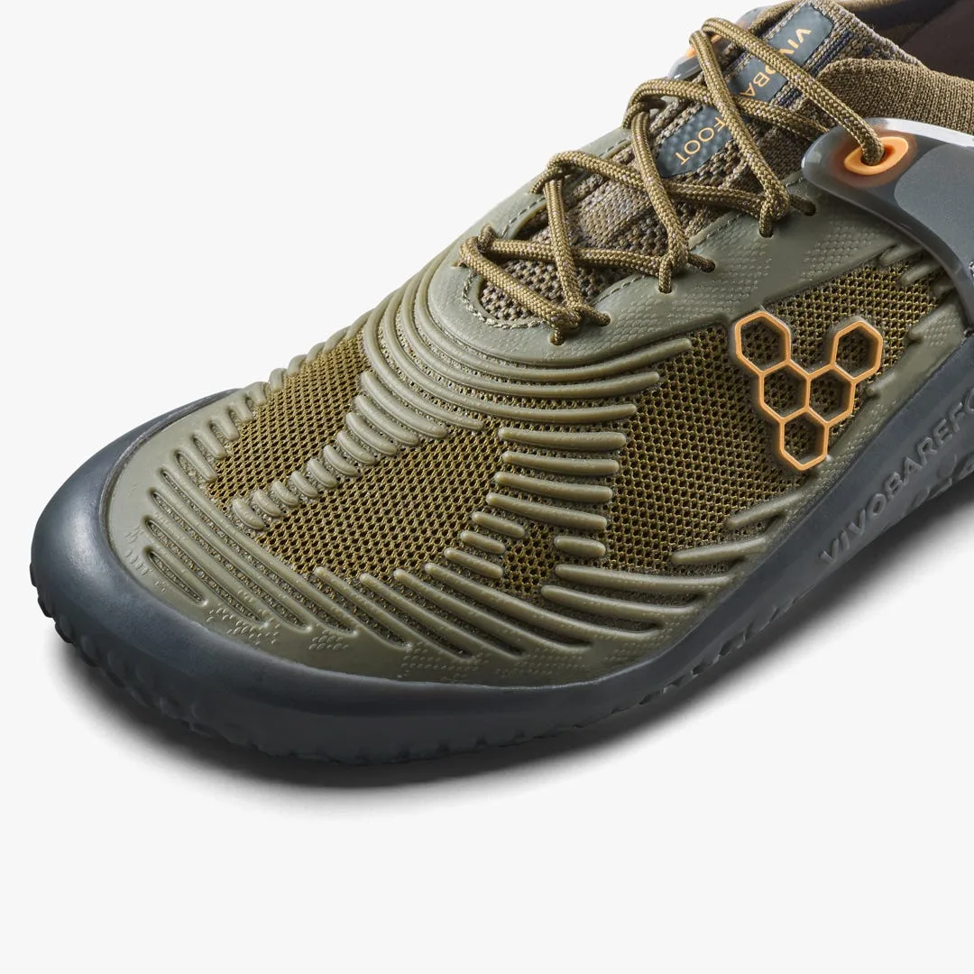 Кроссовки Vivobarefoot Motus Strength II — мужская модель, тёмно-оливковый, фото 5