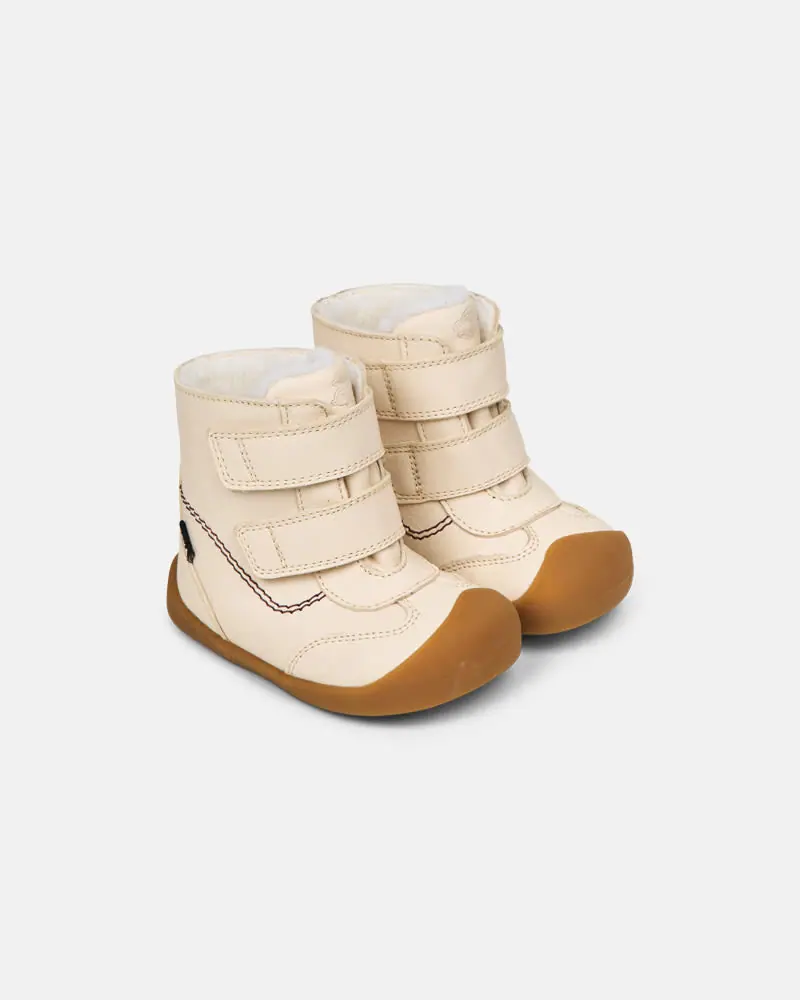 Детские босоногие зимние ботинки Bundgaard Pixi Ivory