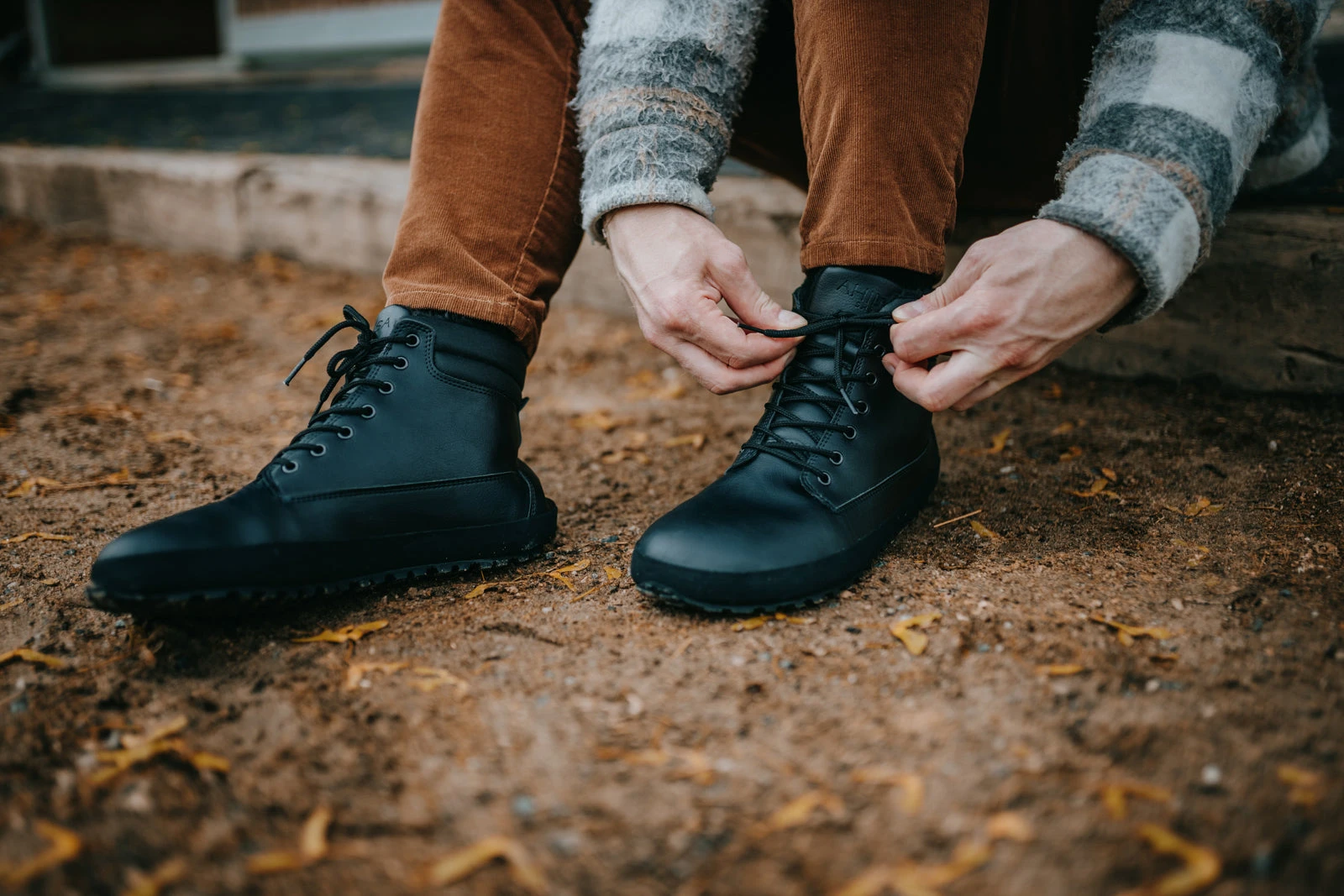Ботинки Ahinsa Shuma Winter Barefoot — чёрный, фото 15