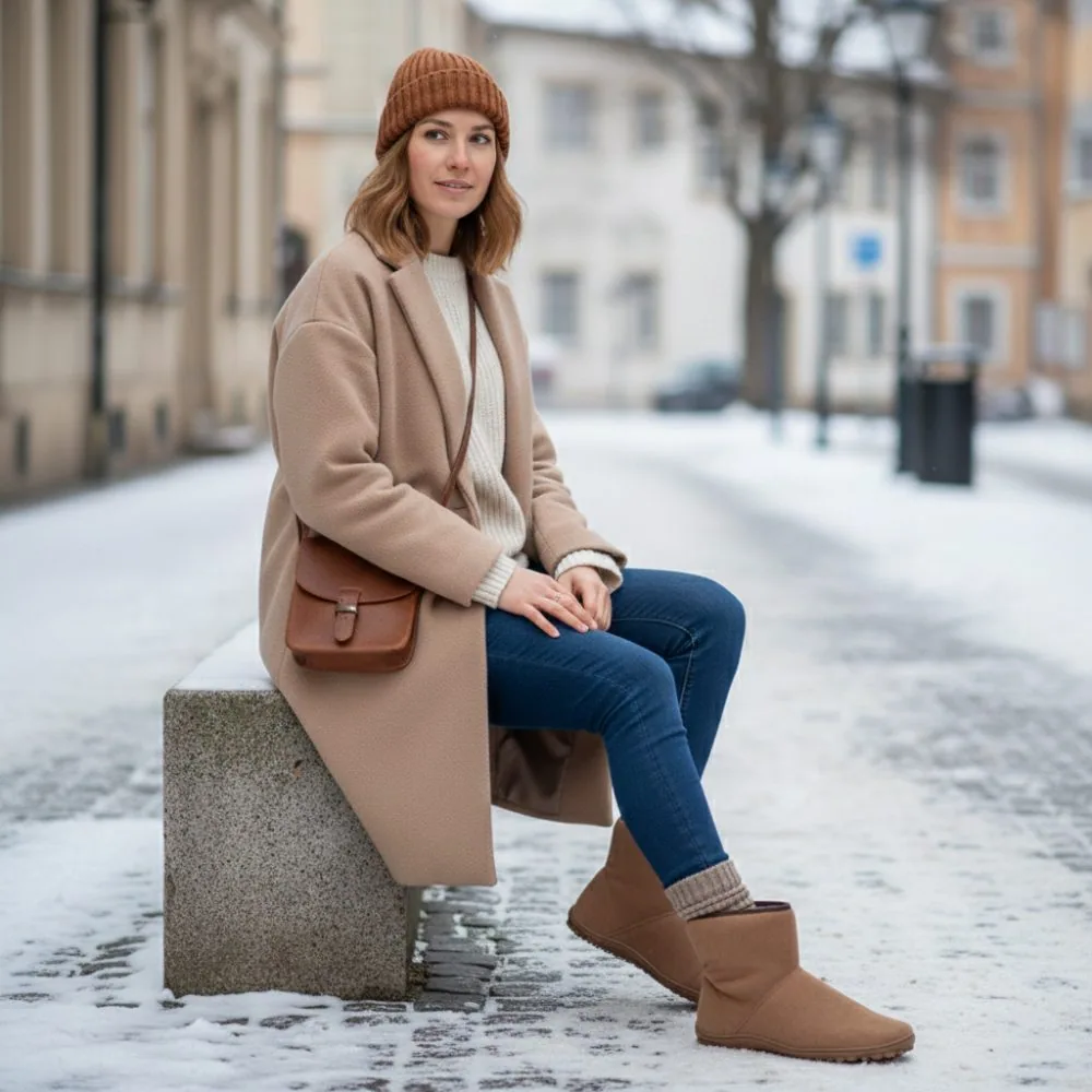 Женские ботинки ZAQQ MOOQ Winter Brown, фото 9