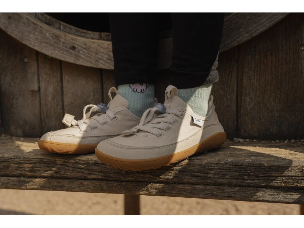 Обувь Aylla Ruraq JUNIOR CANVAS (детские) — бежевый, фото 2